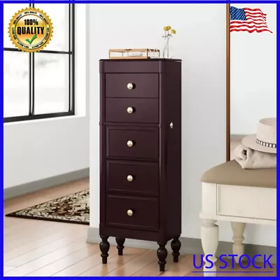 Wood Jewelry Armoire Jewelry Box To Store Jewelry Chest Stand Organizer Bedroom • $191.94