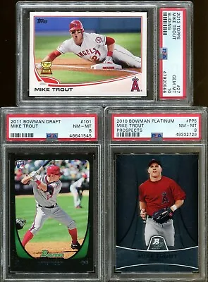 Absolute Memorabilia 7 Cards Pack Auto Relic Baseball Mike Trout Edition • $39.99