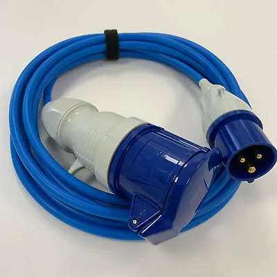 Walther 16 Amp Plug 32 A Socket Blue Arctic Jumper Adaptor Generator Cable Lead  • £71.78