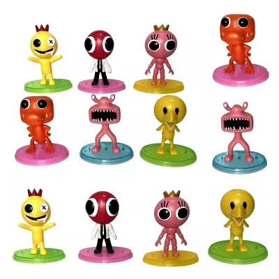 Colorful And Safe Roblox Rainbow Friends Q Version 6pcs Figurines For Kids' • £11.42