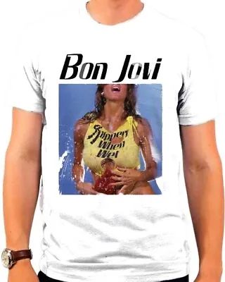 £23.24 • Buy BON JOVI - Slippery When Wet:T-shirt - NEW - XXLARGE ONLY
