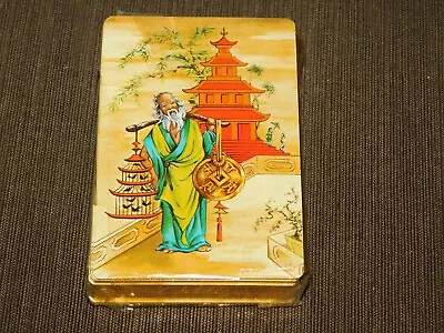 Vintage Game Japanese Pictures Pagoda Playing Cards New Sealed • $34.99