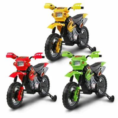 Kids 6v Ride On Motorbike Electric Motocross Scrambler Dirt Bike 6V Battery Car • £59.99