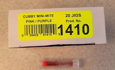 20 CUBBY MIni-Mite 1/32oz Jig Pink/Purple 1410 NEW FREE SHIPPING • $29.99