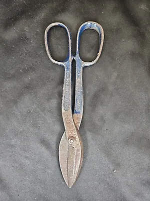 Vintage Cresent Tool Co S 410 Blacksmithing Sheet Metal Tin Snips Shears USA GUC • $8.89