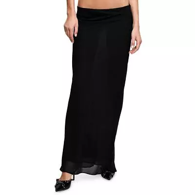 Lioness Womens Devon Sheer Low Rise Long Maxi Skirt BHFO 4931 • $14.99