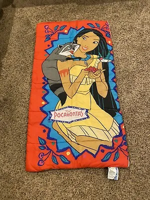 Vintage Disney Pocahontas Sleeping Bag 90'2 Youth Size • $29.99