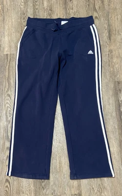 $24 • Buy Adidas Size L Womens Track Pants Navy