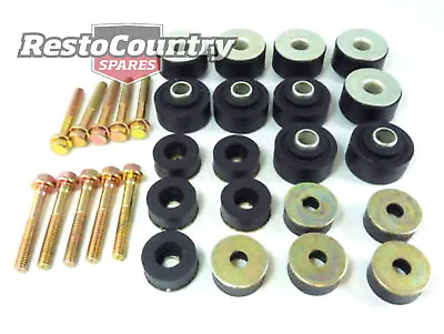 Holden Body Mount + Bolts Kit HQ HJ HX HZ WB UTE Or VAN Rubber Bush Chassis • $224.10