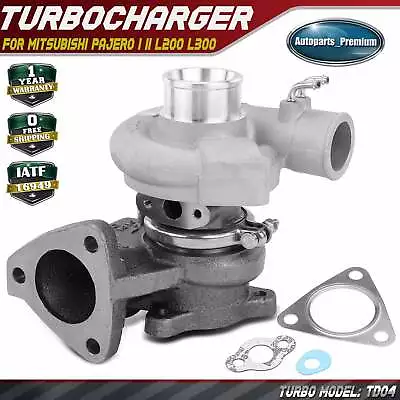 Turbo Turbocharger For Mitsubishi Pajero I II L200 L300 2.5 TD 4D56 4D56DE TD04 • $159.99