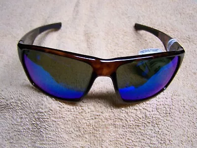 Calcutta FTBMTORT FATHOM Tortoise Frame Polarized Blue Mirror Lens New For 2024 • $28