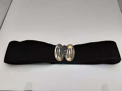 £9.99 • Buy Antique Vintage Nurses Velvet Belt And Buckle .