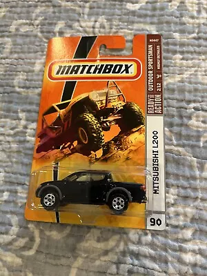 2009 Matchbox /#90 Mitsubishi L200 / Black/ Outdoor Sportsman • $27.99