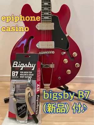 Epiphone Casino Cherry Bigsby B7 • $1337.87