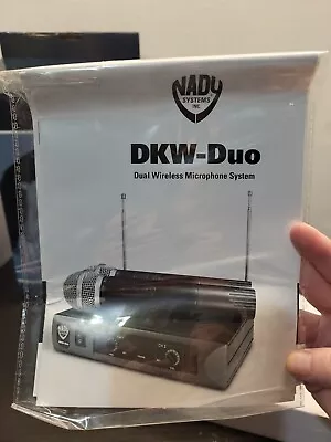 Nady DKW-Duo Dual Wireless Microphone System Handheld Mic Read Description  • $140.77