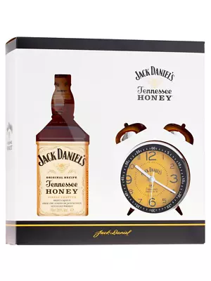 Jack Daniel's Tennessee Honey Flavoured Whiskey + Alarm Clock Gift Pack 700mL • $84.99