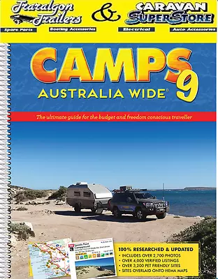 Australia Wide 9th Edition Free Camping Caravan Parks Guide Hard Book Y3 • $99