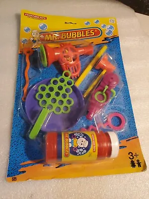 Vintage 1998 Mr Bubbles Blow Bubble Wand/accessories NEW! UNOPENED • $24.63