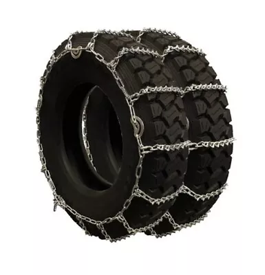 Titan Truck V-Bar Link Tire Chains Dual CAM On Road Ice/Snow 5.5mm 8-19.5 • $398.99