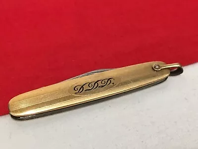 Vintage ANSON VOOS 1/20 12k Gold Filled G.F. Letter Initials  DDD  Pocket Knife • $38.95