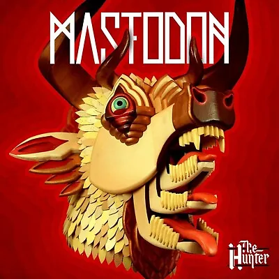 MASTODON The Hunter BANNER 2x2 Ft Fabric Poster Tapestry Flag Album Cover Art • $33.98