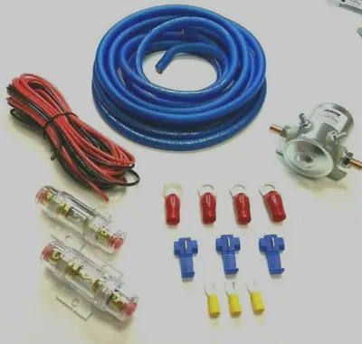 200 Amp Heavy Duty Dual Auxiliary Battery Isolator Complete Kit BLUE • $64.99