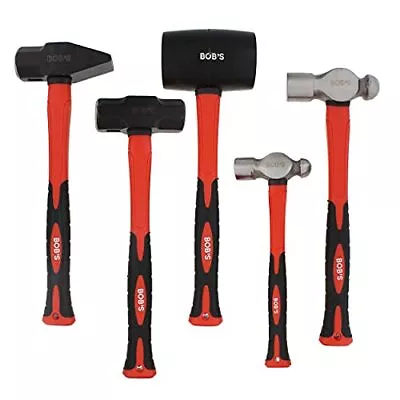 5 Piece Hammer Set Mechanic Tool Kit Nail Hammers Shop Automotive Set Ball Peen  • $54.74