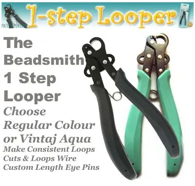 £27.45 • Buy Beadsmith Plooper, 1 Step Looper Eyepin Cut & Loop, Rosary Pliers, Choose Size