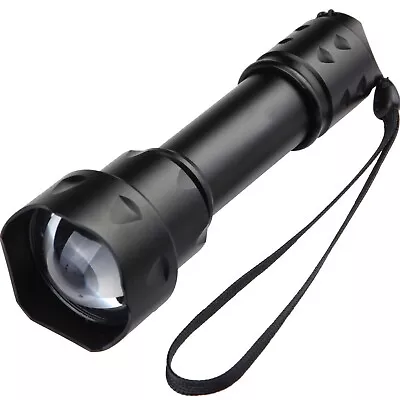 UniqueFire T20 38mm Zoomable IR Infrared 850nm LED Hunting Flashlight + Switch • $24.69