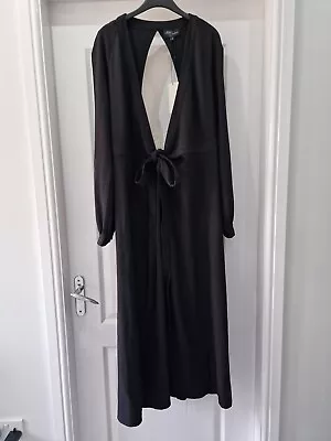 Ladies ABBEY BY ABBEY CLANCY Black Jacket Dress Size 12 Bnwt • £17