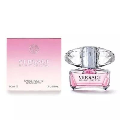 VERSACE Bright Crystal By Versace Eau De Toilette 50mL Spray BNIB • $50