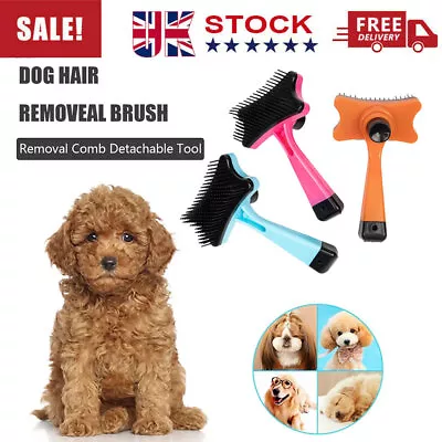 Professional Pet Dog Cat Comb Brush Dematting Undercoat Grooming Comb Rake Tool • £6.89