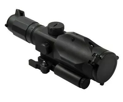 VISM Rubber Coated SRT Gen3 Scope 3-9X40 P4 W/ GRN Laser & QR Picatinny Hunting • $157.99