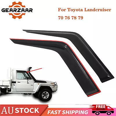 $48.99 • Buy Weather Shields Fit For 70/75/76/78/79 Series Toyota Landcruiser Ute (Set Of 2)