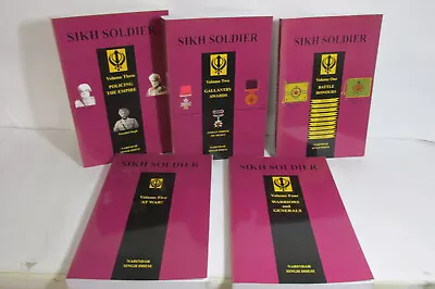 Sikh Soldier 5 Volume Book Set By Narindar Singh Dhesi. • £24.99