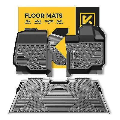 Floor Mats For 2015-2023 Ford F-150 F150 Super Crew Cab TPE All Weather Liners • $95.99