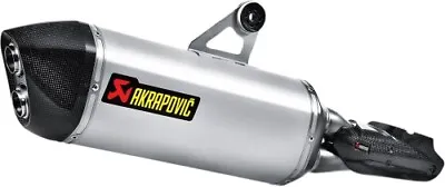 Akrapovic Street Legal Slip-On Muffler Titanium #S-B12SO10-HAAT BMW R 1200 TI/CF • $1084.02