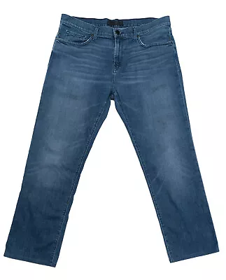 J Brand Kane Mens Straight Leg Sz 36 Bridge Blue Medium Wash Stretch Denim Jeans • $24.99