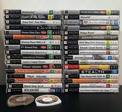 PSP Games & UMD VIdeo Mixed *Select A Title* • $30