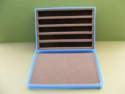 009 Gauge  Plastic Storage Box & Foam Tray - BLUE # 0095 • £12.99