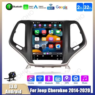 9.7  Android 13 For Jeep Cherokee 2014-20 Apple Carplay Car Stereo Radio GPS DSP • $175.99