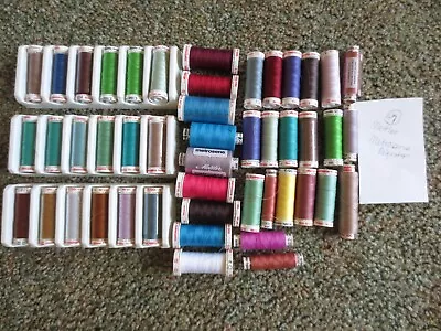 47 Spools METTLER Metrosene POLYESTER Machine EMBROIDERY THREAD • $69