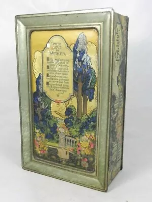 Vintage EMPTY Candy Tin Artstyle Chocolates - Mother's Day Gift Box - Love Poem  • $24.50