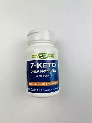 Enzymatic Therapy 7-KETO DHEA Metabolite 25 Mg -60 Capsules(Expired 02/2021) • $17.95