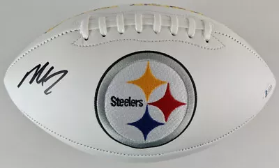Michael Vick Signed Pittsburgh Steelers Logo Football (Beckett Witness COA) • $89