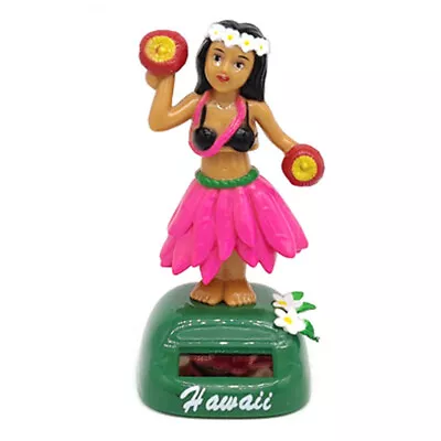 Hawaiian Hula Girl Car Auto Truck Dashboard Solar Dancing Hawaii Doll Dash Board • $14.99