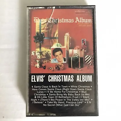Elvis’ Christmas Album On RCA Cassette Dated 1957 On The Insert Holiday Classics • $3