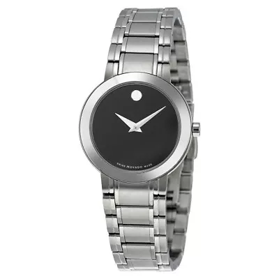 Movado Ladies  Stiri  Black Museum Dial Quartz Stainless Steel Watch - 0606192 • $316.44