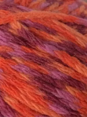 8 Ply Knitting Yarn - Fireworks By Ice Yarns Watermelon Mix - 8 X 50 Gram Balls • $24