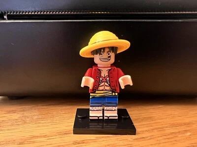 $12 • Buy For Lego CUSTOM ONE PIECE MONKEY D LUFFY MINIFIG BRICK DECOR ANIME